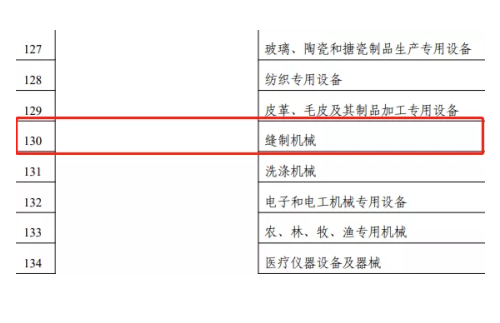 喜訊！縫制機械行業再次列入企業標準“領跑者”重點領域